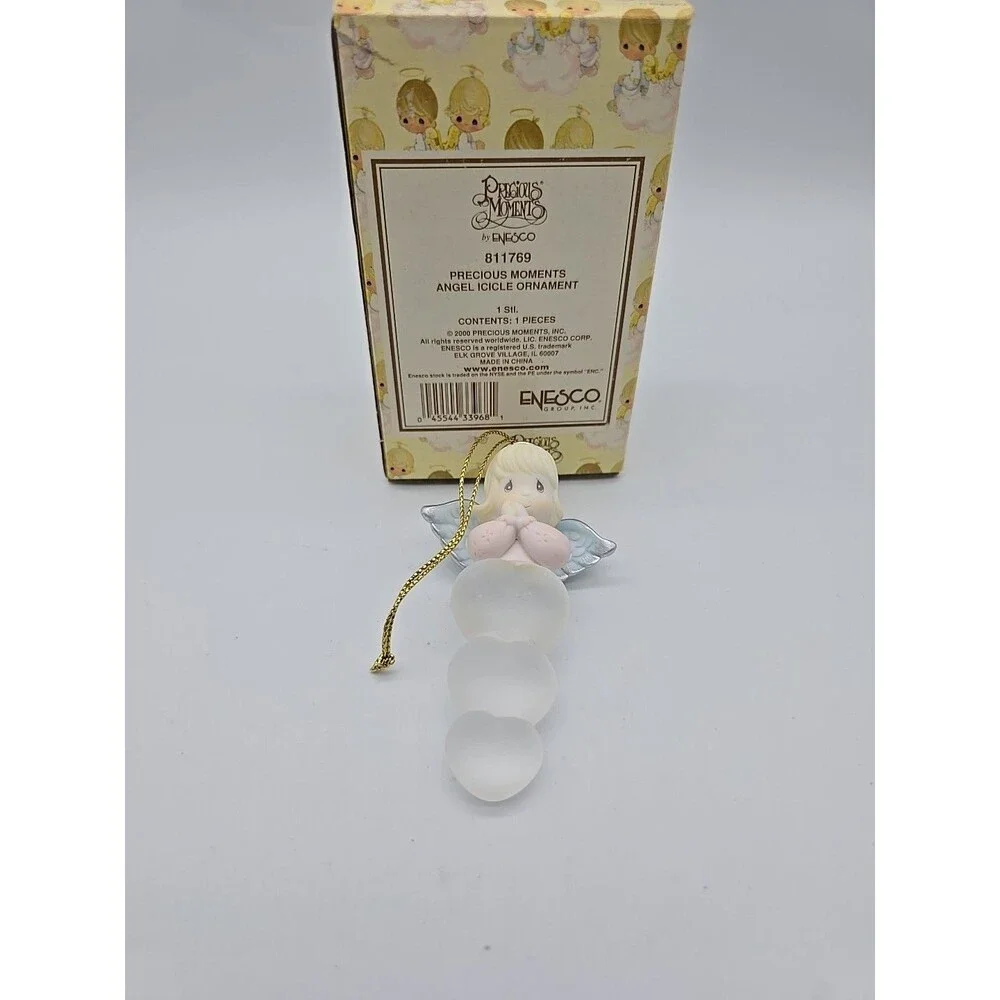 Precious Moments Angel Snowflake hanging Ornament Dated 2000 811769
